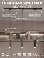 Комплект трековый Hesby Lighting Skylite No12 HSBL_kompl_S012_NI1B3K