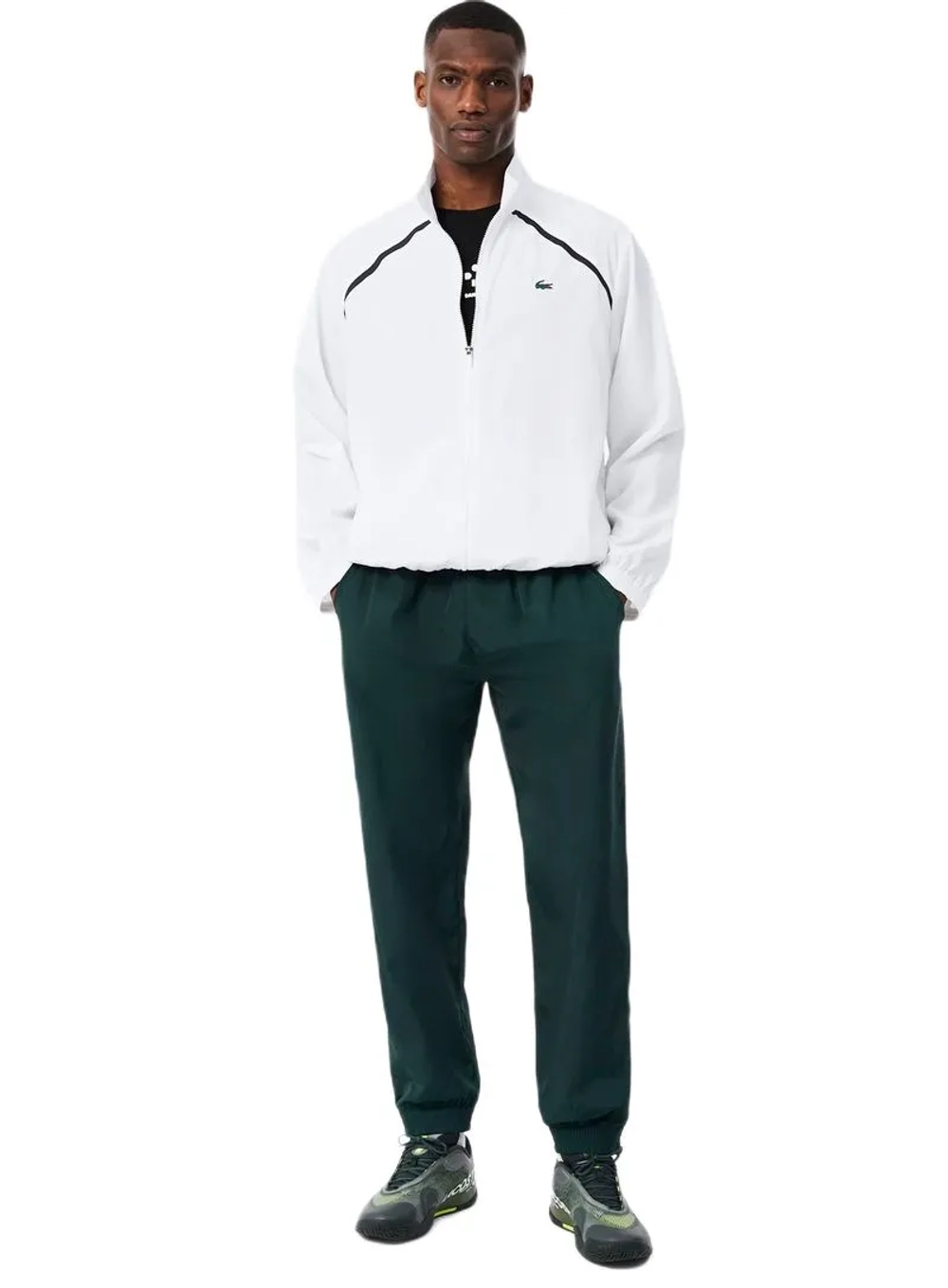 Men's Спортивный костюм Lacoste Tennis x Daniil Medvedev - white/green
