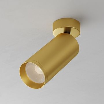 Накладной точечный светильник 1*GU10 C017CW-01MG-N матовое золото Focus Maytoni