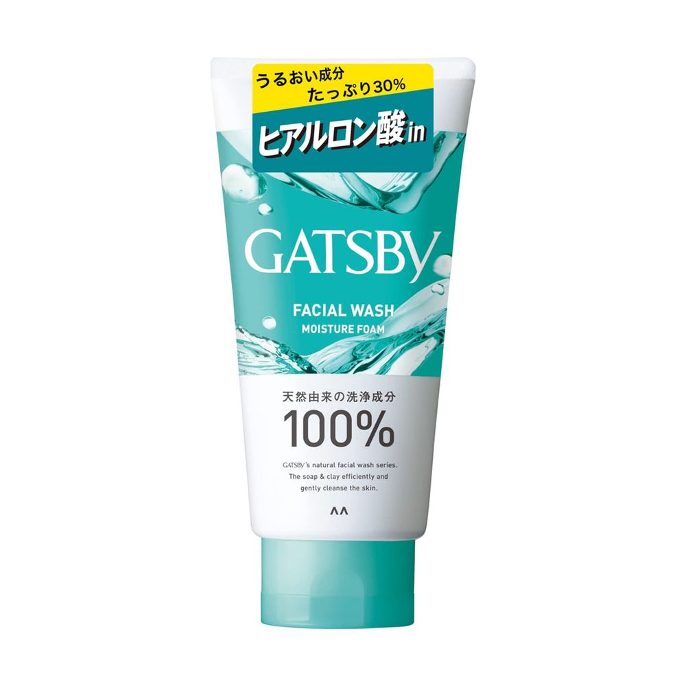 Мужская увлажняющая пенка для умывания Mandom Gatsby Facial Wash Moisture Foam (с гиалуроновой кислотой)
