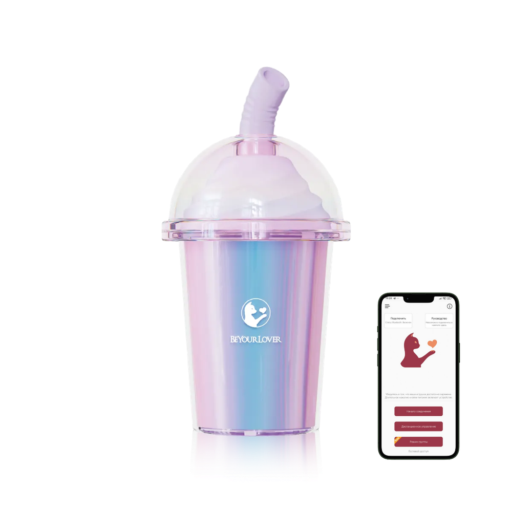 Вакуумный мини-стимулятор BeYourLover Joy Cup с подогревом