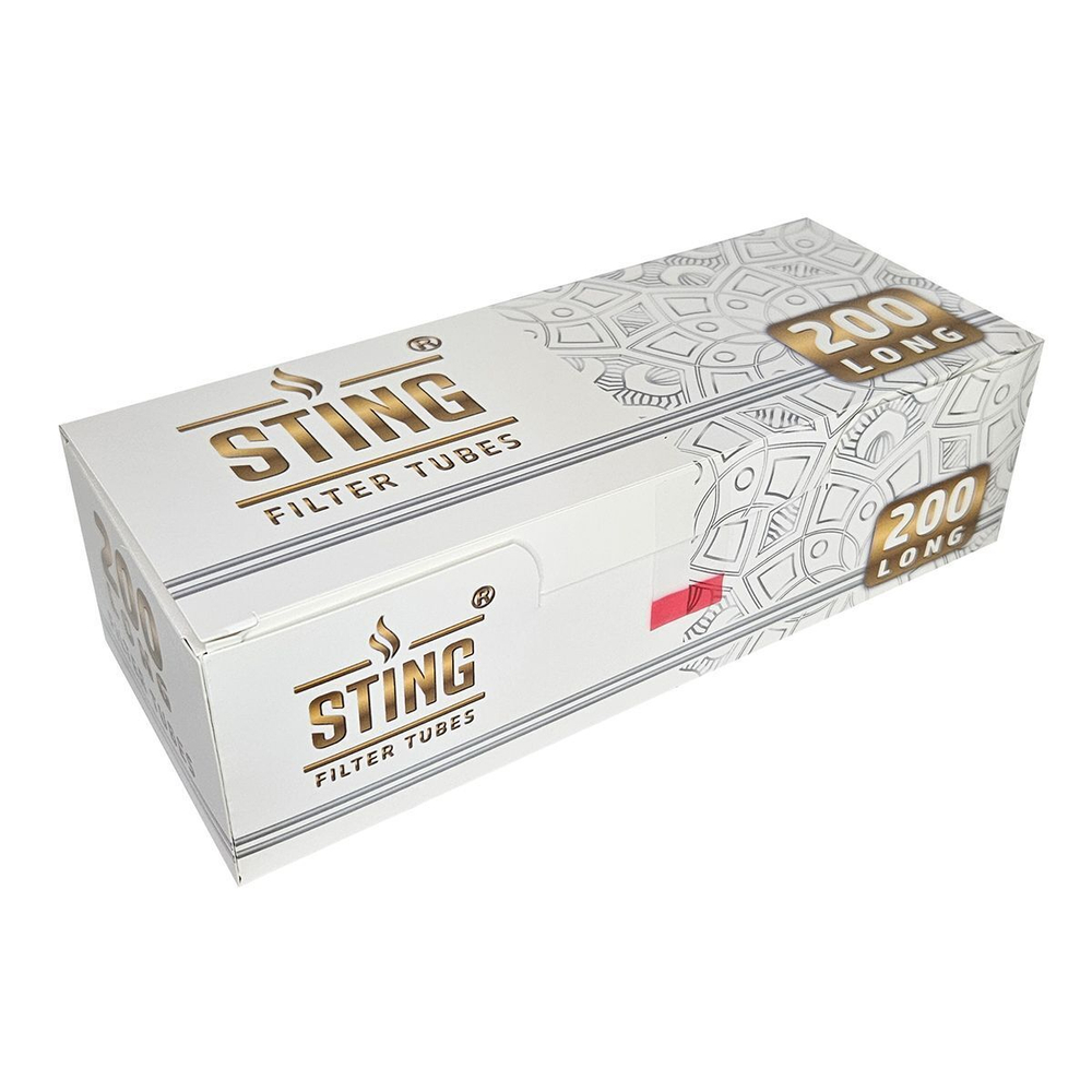 Гильзы для сигарет "Sting" White Long 5х200шт (Комплект)
