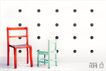 Интерьерная наклейка Watercolor Polka Dots — оранжевый