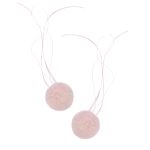 Помпоны декоративные кролик, 2 шт, 03 чайная роза, Gamma POFM-03