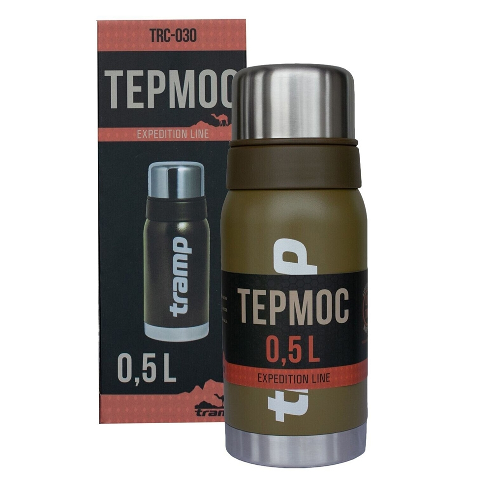 Tramp Термос Expedition line 0.5 л, TRC-030, черный