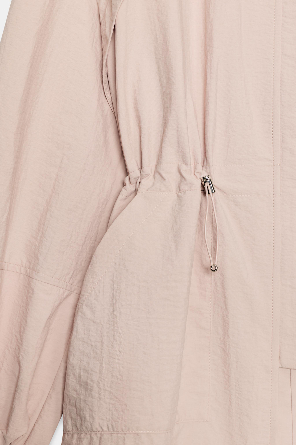 ZARA КУРТКА С ВОРОТНИКОМ-СТОЙКОЙ, РОЗОВЫЙ