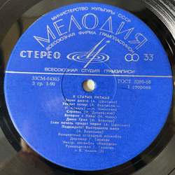 Винтажная виниловая пластинка LP Ансамбль Мелодия, В Старых Ритмах (СССР 1973)
