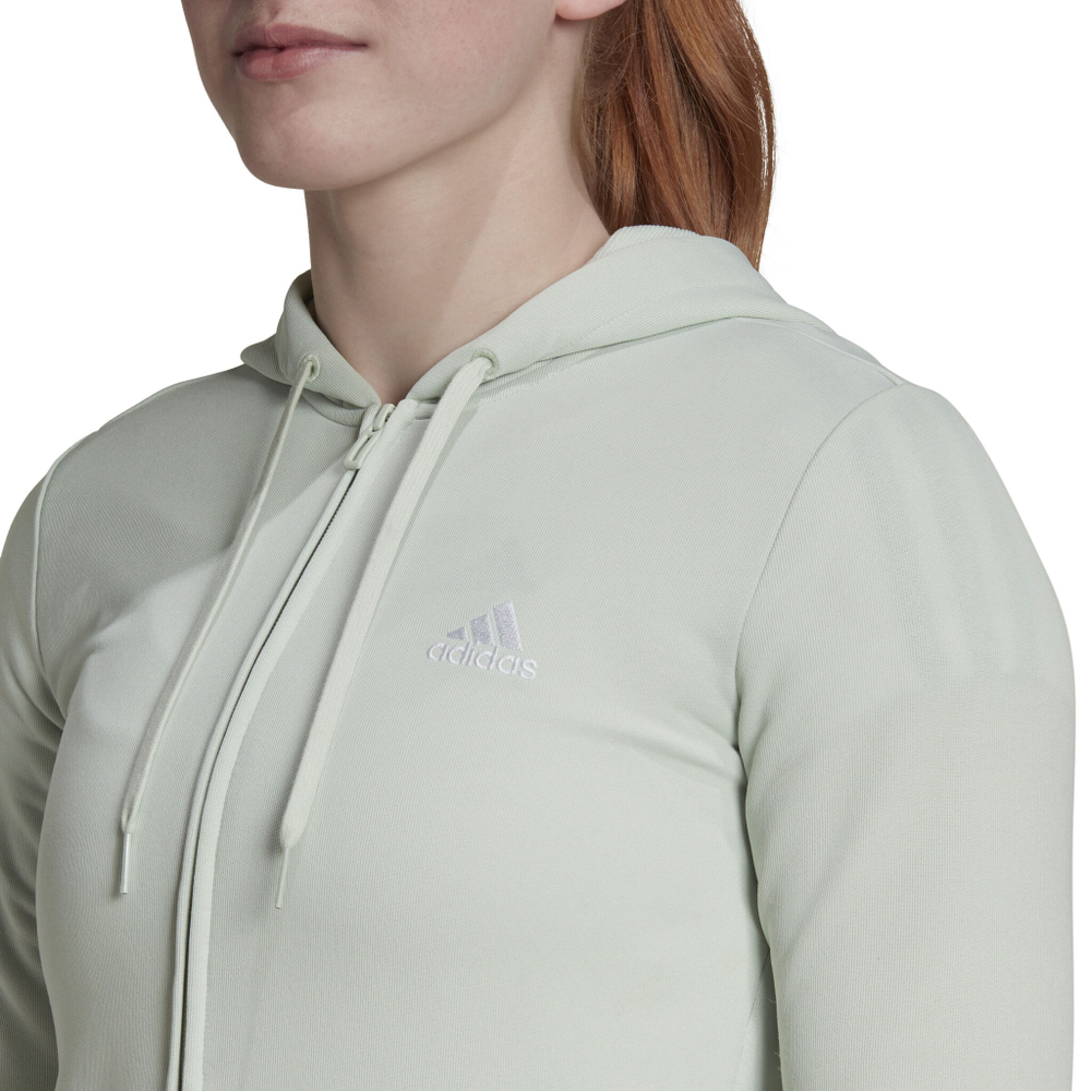 Женские теннисные Костюмы adidas Linear French Terry Tracksuit Women - Green