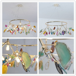 Pendant design lamp Agate round by Ligth Room
