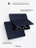 Чехол книжка для iPad Pro 13" M4 Gurdini Milano Series Midnight Blue
