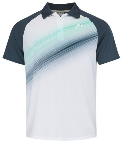 Мужское теннисное поло Head Performance Polo Shirt - navy/print perf