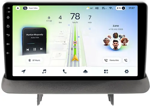 Магнитола для Opel Mokka 2012-2016 (рамка тип 2) - Teyes CC4L монитор 9" IPS, Android 14, Быстрая, Snapdragon 662, CarPlay, 4G SIM-слот