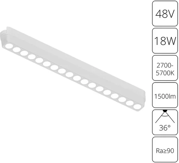 Трековый светильник Rapid A2969PL-1WH Arte Lamp