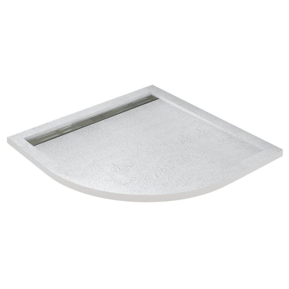 Поддон из искусственного мрамора 80х80 Cezares TRAY-AS-R-80-30-W без сифона