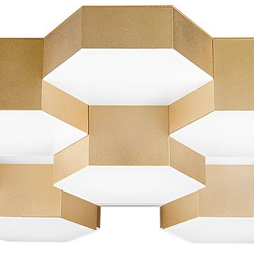 Потолочный светодиодный светильник 750161 золото матовое 3000K 80W Favo Lightstar