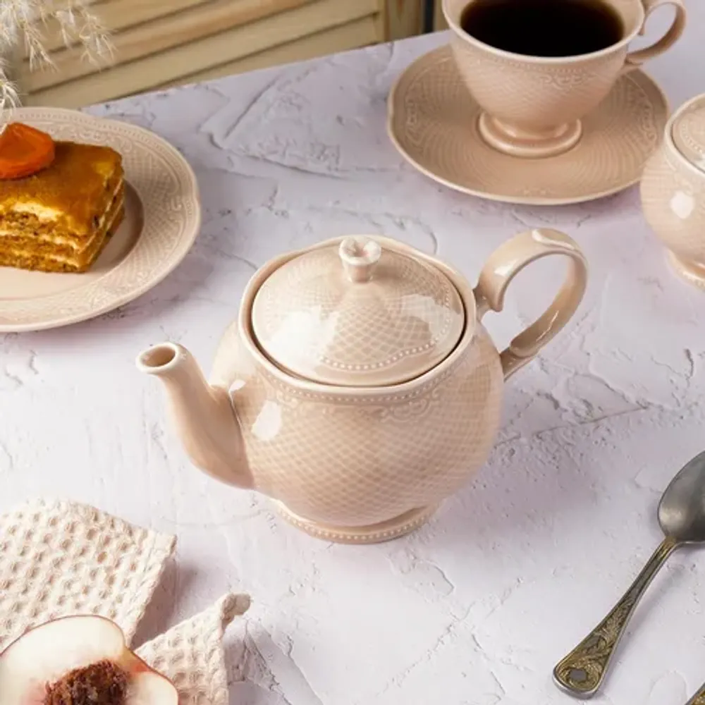 Чайник 600 мл d 12,4 см h9,5 см Aristocrat Peach Tea Noble [1]