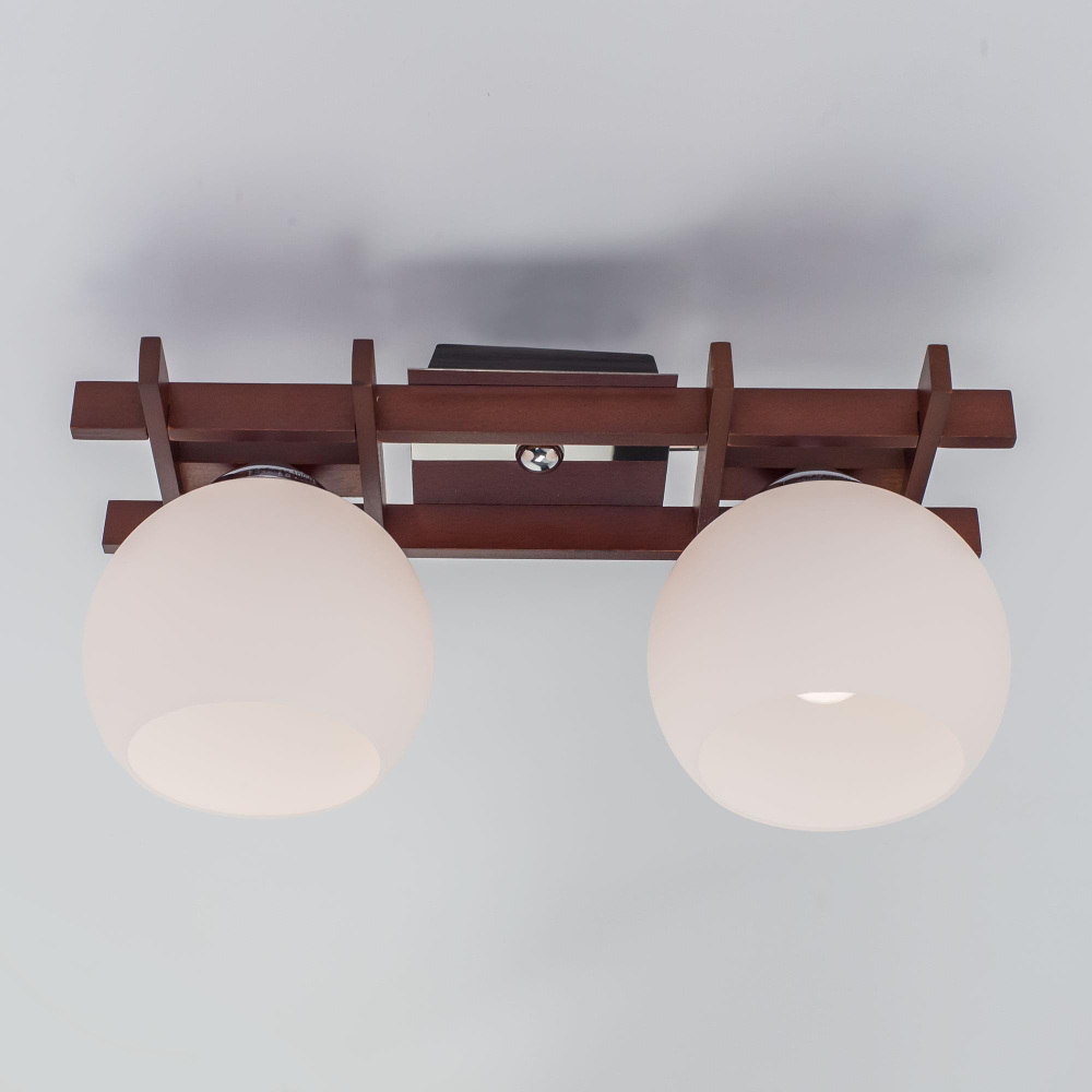 Citilux Нарита CL114121 Люстра деревянная Венге Хром