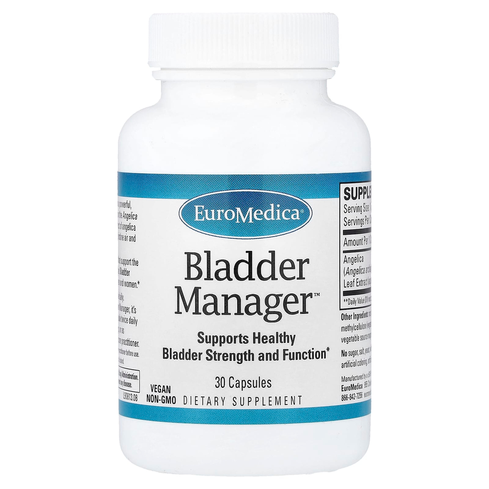 EuroMedica, Bladder Management™, 30 капсул (100 мг в капсуле)