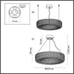 Подвесная светодиодная люстра Odeon Light PANTA 4926/52L