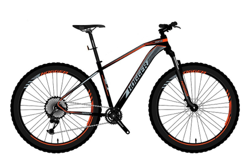 Велосипед 29" HOGGER POINTER MD, 19", сталь, 21 ск, MLO, черно-оранжевый матовый, Shimano, 2025