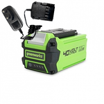 Комплект: Аккумулятор Greenworks G40B2, 2926907,40v, 2 А·ч + Зарядное устройство Greenworks (слайдер), G-40V,2904107,40v 0,5 А