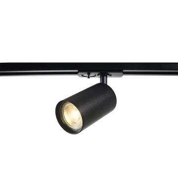 Трековый однофазный светильник 1*GU10 CLT 0.31 018 BL чёрный Crystal Lux