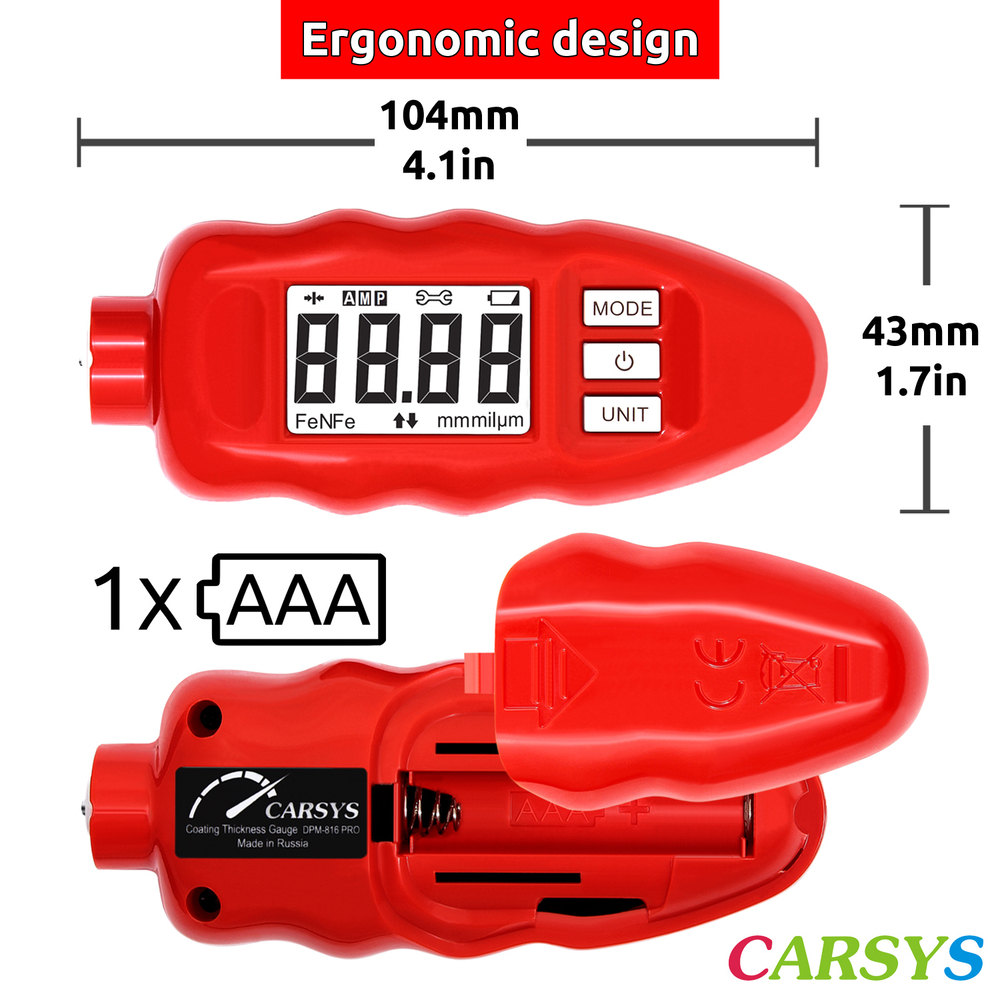 Измеритель толщины покрытий CARSYS DPM-816 Pro