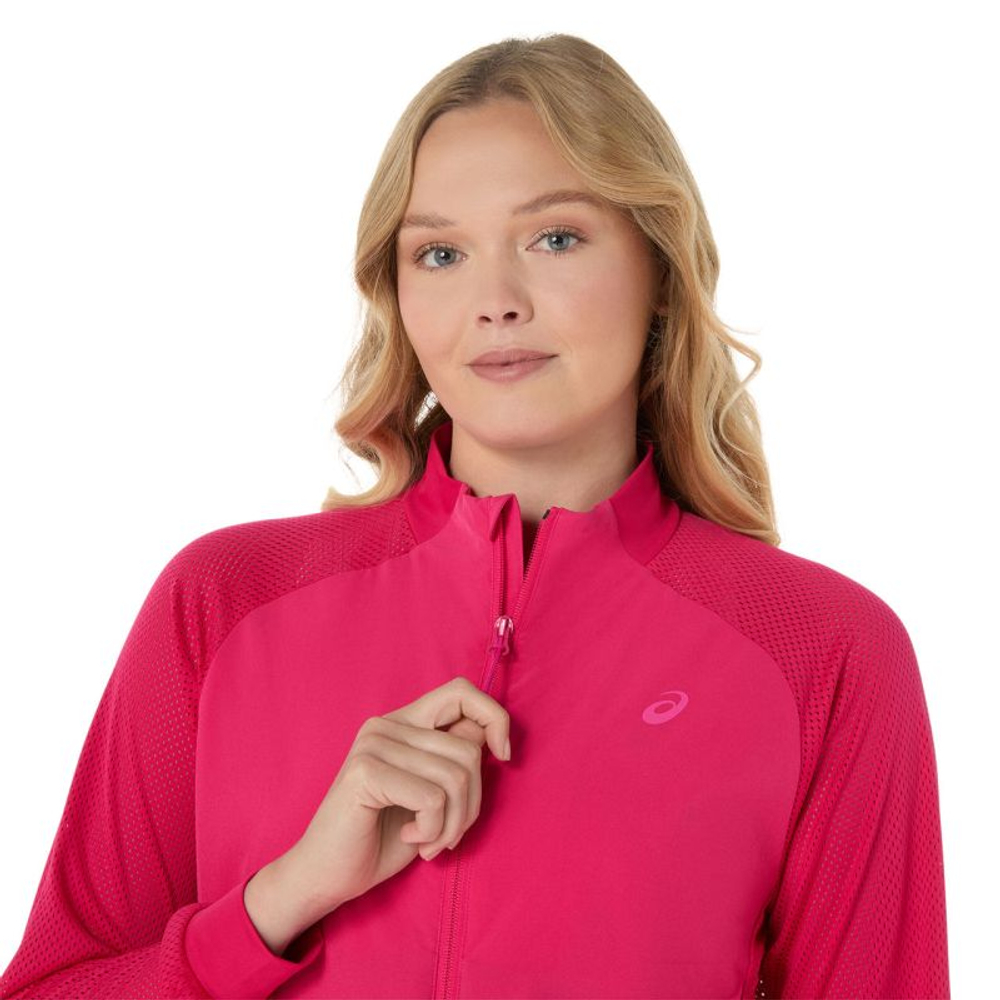 Женская теннисная толстовка Asics Match — bright rose