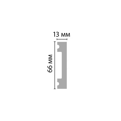 Молдинг Decomaster ECO LINE D157-112 66х13х2900 мм