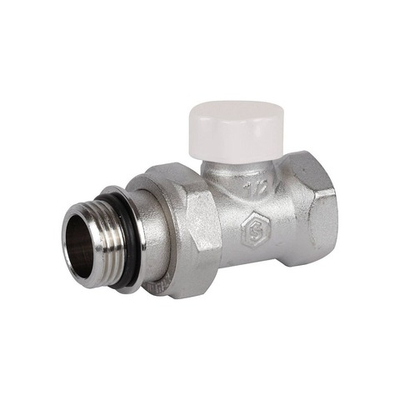 Клапан балансировочный прямой STOUT - 1/2" (ВР/НР-американка, PN10, Tmax 120°C, с самоуплотнением)