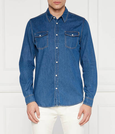 Джинсовая рубашка Pepe Jeans London - голубой(PM308586HT8)