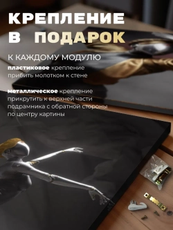 Картина Балет стального сердца модульная 50x70см 2шт.