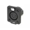 Neutrik NC5MDX-TOP панельный разъем XLR male, для наружного использования, золоченые контакты, IP65,