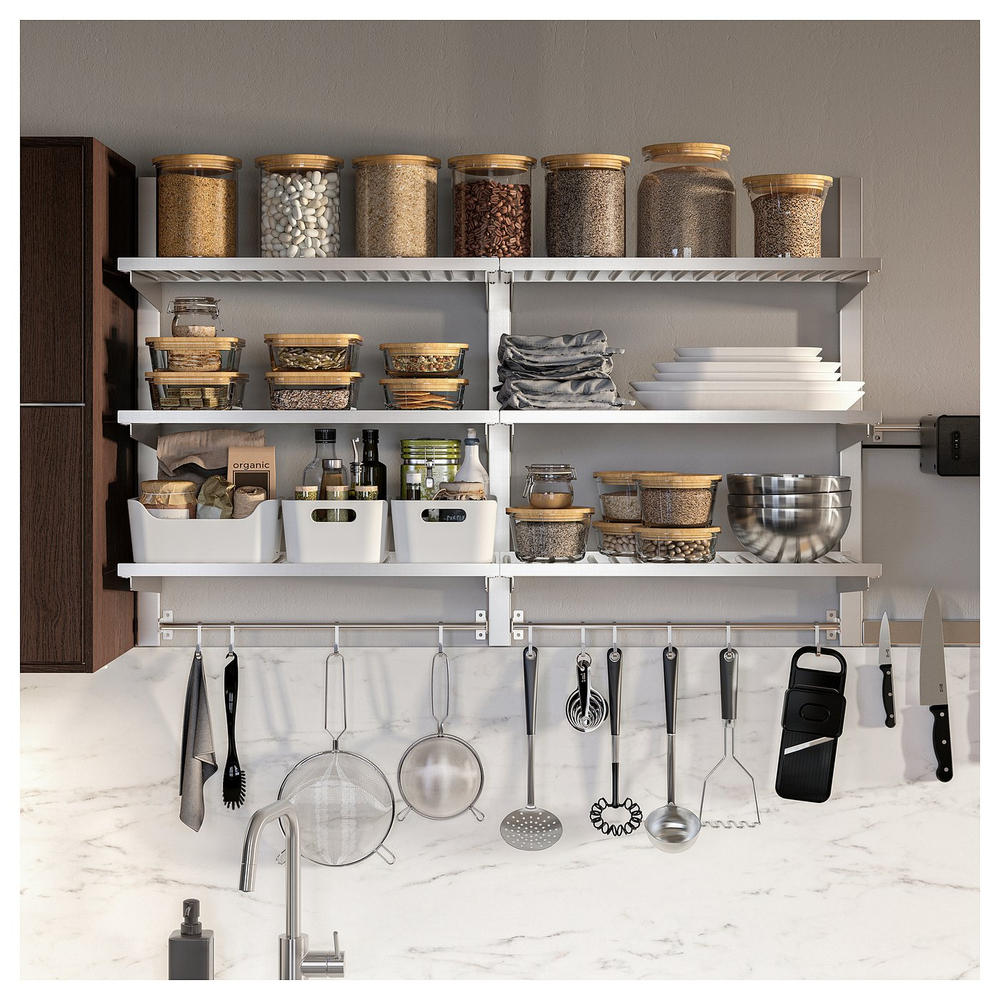 IKEA KUNGSFORS  (ИКЕА КУНГСФОРС)  -  Рейка - нержавеющая сталь 56 см