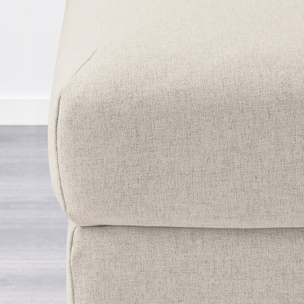 IKEA VIMLE  (ИКЕА ВИМЛЕ)  -  Чехол на подставку для ног с отделением - Гуннаред бежевый