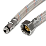 Гибкая подводка для смесителя (нейлон + ПВХ) 1/2"хМ10 0,4м пара