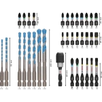 Набор PRO Impact Mixed Set BOSCH 2608522518