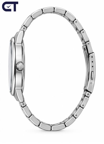 CASIO MTP-V005D-1B4 CASIO Collection мужские наручные часы — чёрный циферблат с контрастной разметкой и стальной браслет