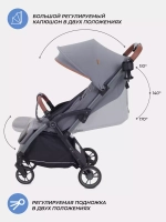 Коляска детская MOWBaby "ATOM" MB200