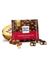 Шоколад тёмный Ritter Sport Цельный лесной орех 100 г