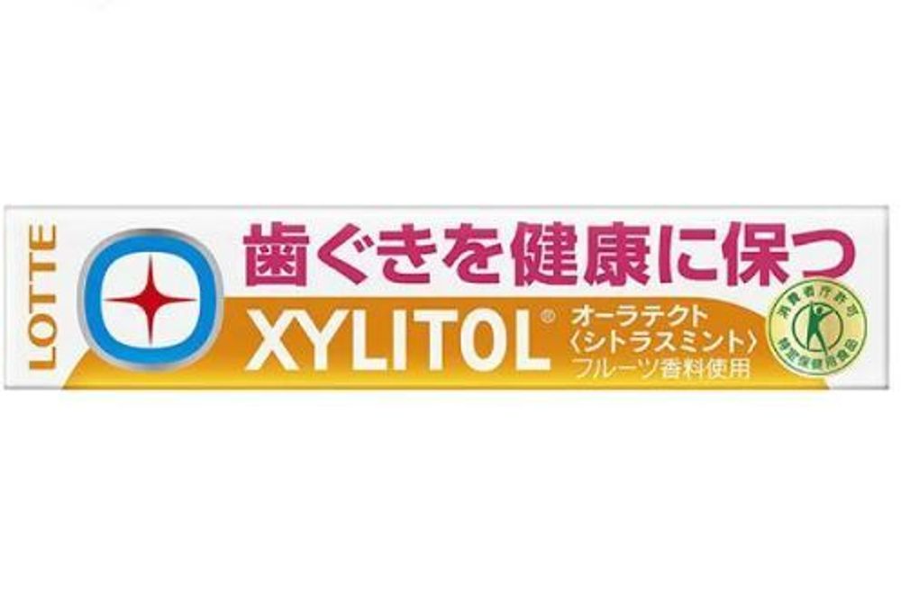 Жевательная резинка Xylitol Oratect цитрусовая мята, Lotte, 21г