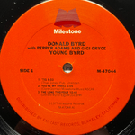 Donald Byrd With Pepper Adams And Gigi Gryce ‎– Young Byrd 2LP (США 1977г.)
