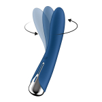 Синий вибратор 17,8см для G-точки Satisfyer Spinning Vibe 1 Rotating G-Spot Vibrator Blue