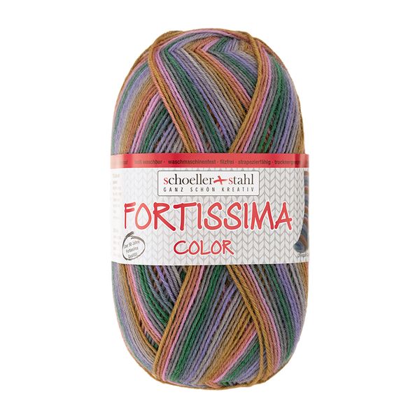 Пряжа Austermann (Аустерманн) Fortissima Socka 4-fach color / уп.5 мот. по 100 г, 420м, изу (разноцветный)