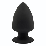 Черная анальная втулка SILEXD Plug Model 1 L - 13 см. (Цвет: черный)