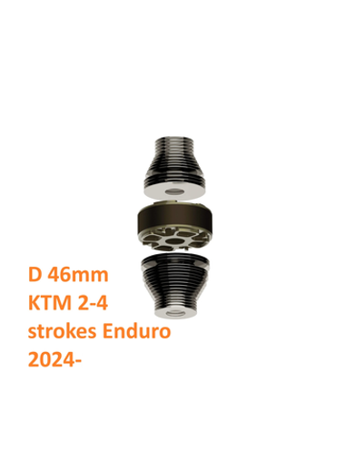 Dal Soggio - RS Kit for rear shock D46 – KTM 2-4 strokes Enduro 2024-2026