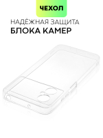 Чехол BROSCORP для Poco M4 5G оптом (арт. XM-POCOM4(5G)-TPU-01-TRANSPARENT)