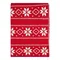 Плед из хлопка с новогодним рисунком frostwork из коллекции new year essential, 130x180 см