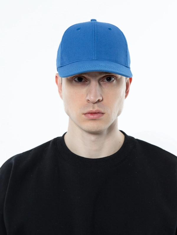 Бейсболка 6 клиньев 330,06 STAN, Хлопок, Синий