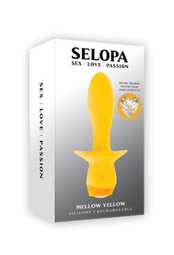 Анальный вибратор Mellow Yellow